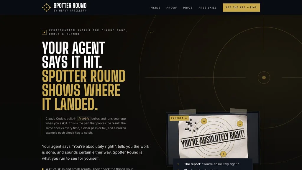 Spotter Round — home page