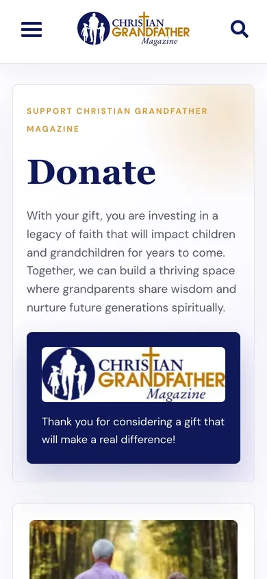 Christian Grandfather Magazine — mobile view 10 of 10