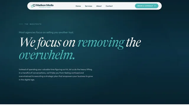 Madison Media — the manifesto
