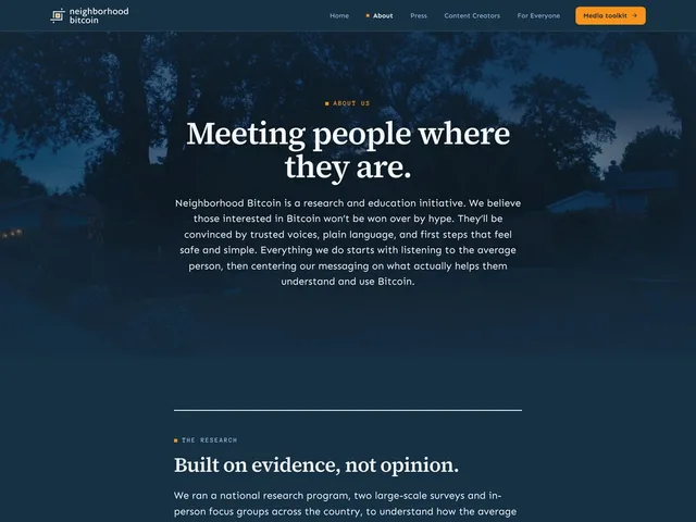 Neighborhood Bitcoin — desktop view 6 of 10