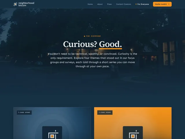 Neighborhood Bitcoin — desktop view 3 of 10