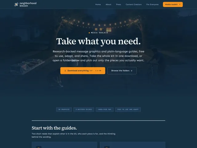 Neighborhood Bitcoin — desktop view 4 of 10