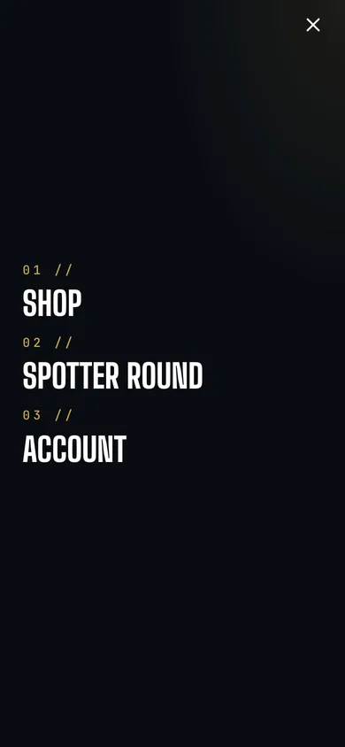 Spotter Round — store menu